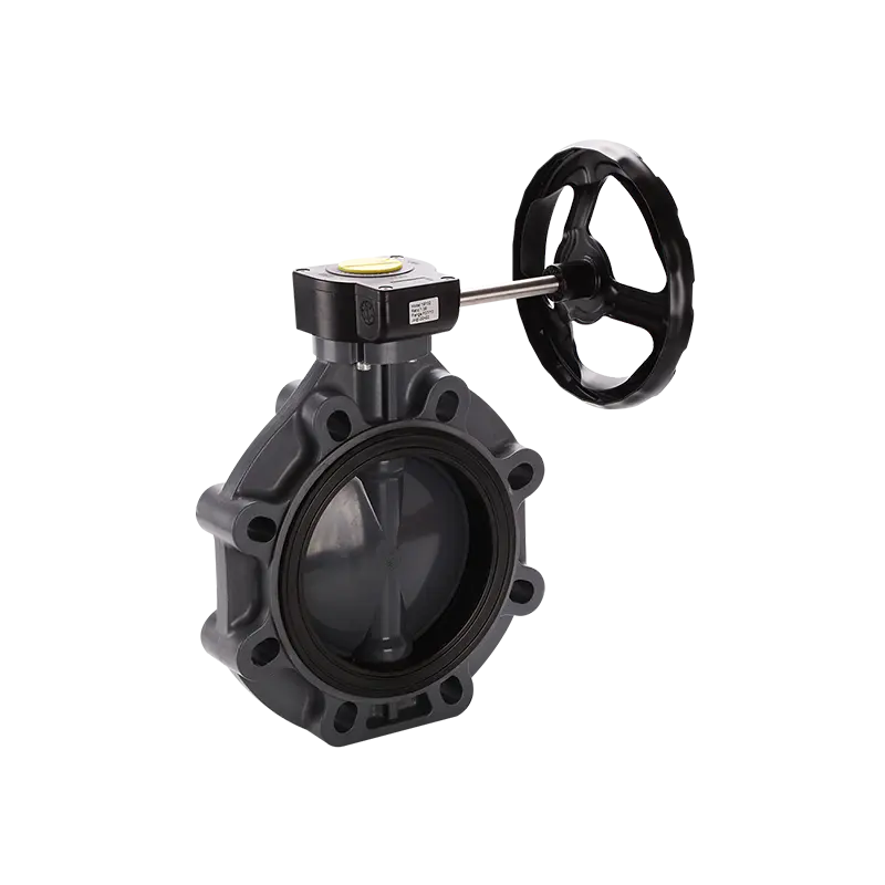 Uri ng Butterfly Valve-Worm Gear