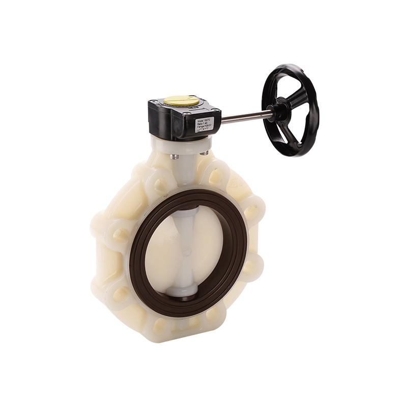 Uri ng Butterfly Valve-Worm Gear