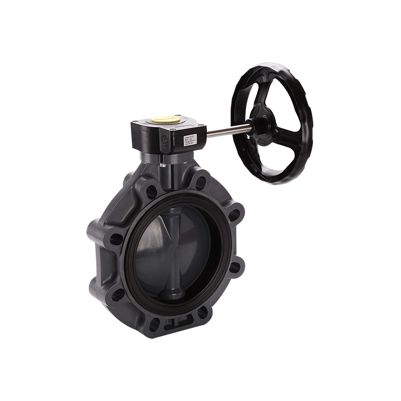Uri ng Butterfly Valve-Worm Gear