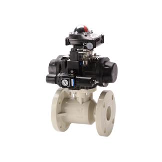 Pneumatic Flanged Ball Valve