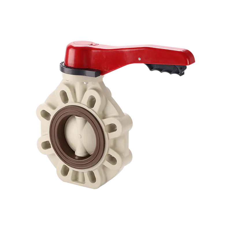 Uri ng Butterfly Valve-Lever Handle