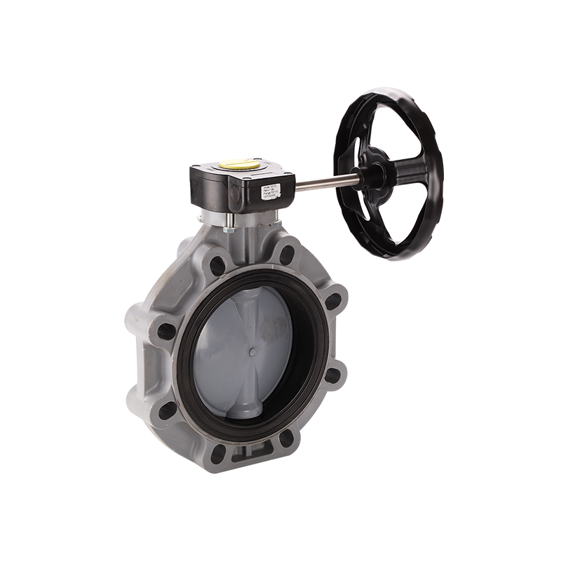 Uri ng Butterfly Valve-Worm Gear