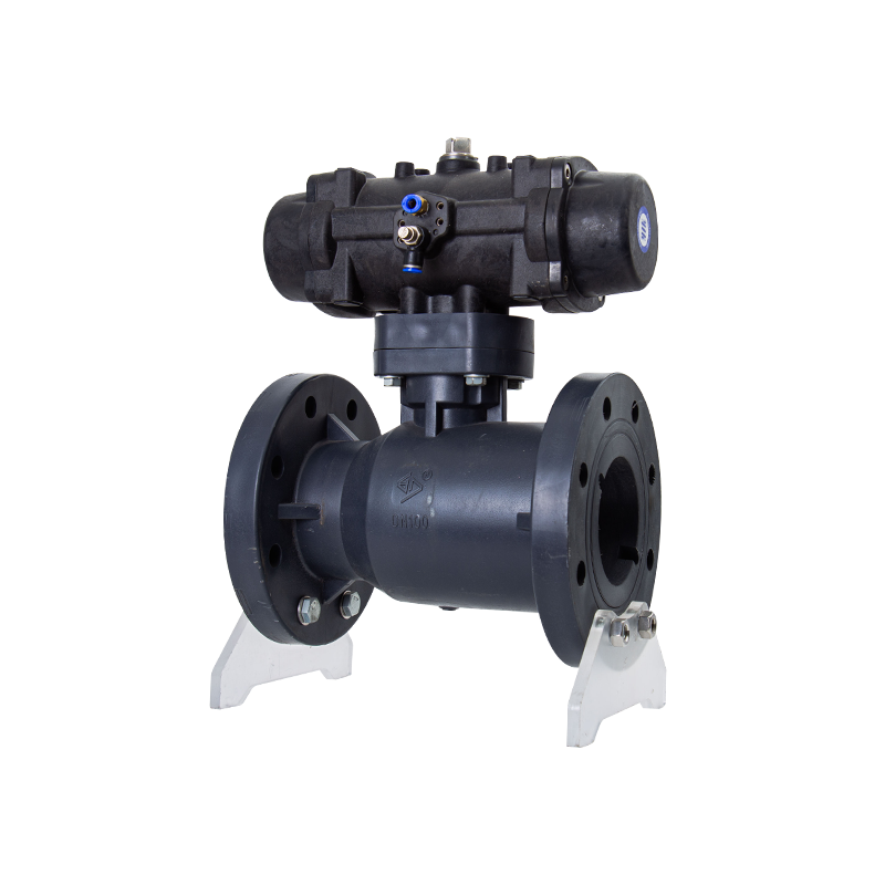 Pneumatic Flanged Ball Valve