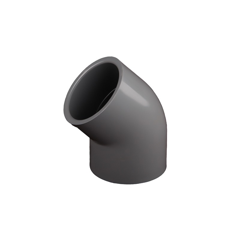 ROUND UPVC 45° SHORT RADIUS EELBOW
